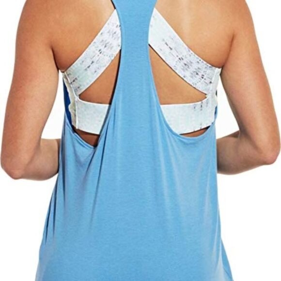 ⭐ 3/$15 Calia Small Blue Tank Sports Bra Combo Workout Top - Picture 2 of 9